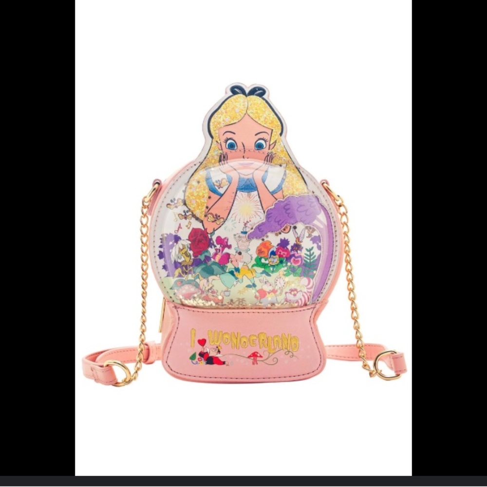 Danielle Nicole Disney ALICE IN WONDERLAND Snowglobe crossbody bag - LIKE NEW